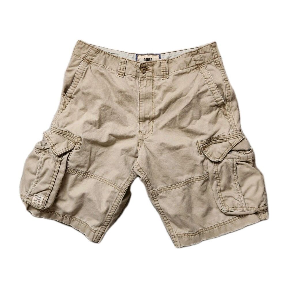 Levi Strauss & Co. Signature Authentics Cargo Shorts Men’s 34 Beige Tan Utility - Picture 1 of 8